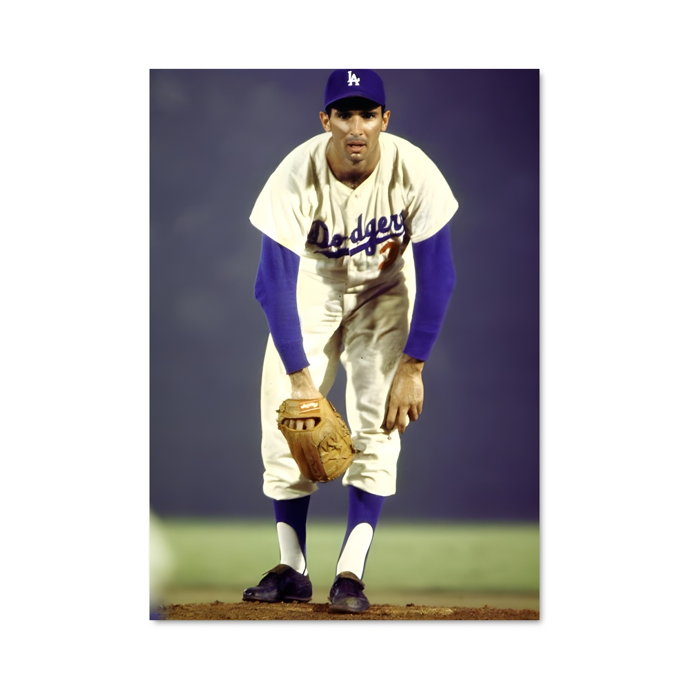 Poster Sandy koufax – affiche Baseball
